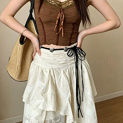 Boho-Gürtel mit geprägtem Blumenmuster&nbsp;FS-WGDC917-01