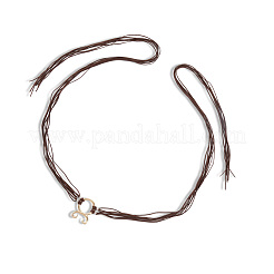 Полиэстеровые цепные ремни для женщин дамское платье AJEW-WH20018-51A