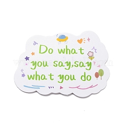 50шт вдохновляющая тема мультфильм английское слово бумажная наклейка набор этикеток DIY-G078-01