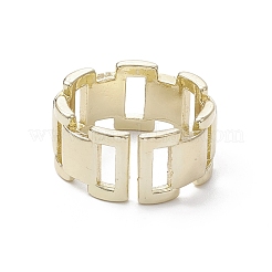 Стойка покрытие латунь открытые манжеты кольца&nbsp;RJEW-K257-27G