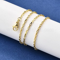 Ожерелья с цепочкой из латуни NJEW-M108-41G