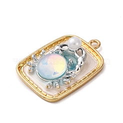 Подвески из эмалевого сплава легкого золота ENAM-B028-37KCG-01A