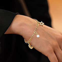 12 шт. 3 стильных латунных подвески-слайдеры KK-BC0008-72