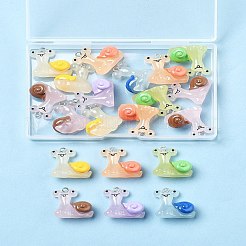 20 шт. подвески из смолы в виде улитки&nbsp;RESI-FS0002-12