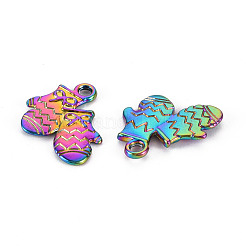Regenbogenfarbene legierung anhänger&nbsp;PALLOY-S180-277-NR