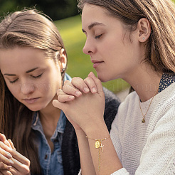 Сплав шарм браслеты&nbsp;BJEW-WH0014-108G