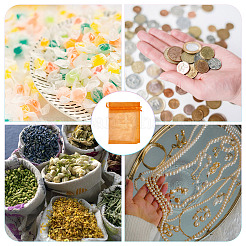 50 шт. мешочки из органзы для хранения ювелирных изделий&nbsp;OP-TA0001-16B