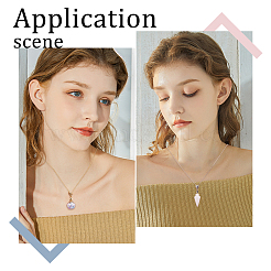 16 шт. 2-х цветные латунные микропаве кубические цирконии держатели для ледорубов KK-DC0001-97