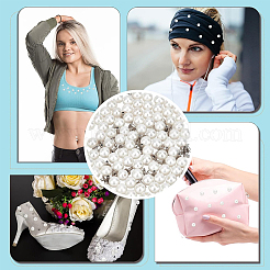 100 комплект из 2-х заклепок из искусственного жемчуга ABS FIND-GF0005-20