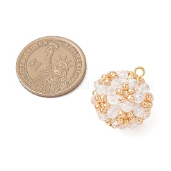 Подвески из гальванического стекла&nbsp;PALLOY-MZ00879-05