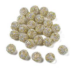 Сверкающие стеклянные стразы круглые бусины&nbsp;OACR-S048-01B