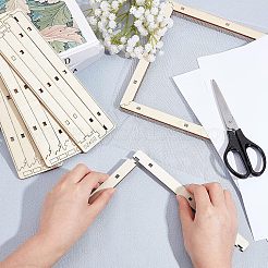 Рамка для изготовления бумаги из липы DIY-WH0001-74