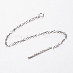 Фурнитура для сережек-гвоздиков из нержавеющей стали 304 STAS-H434-58P