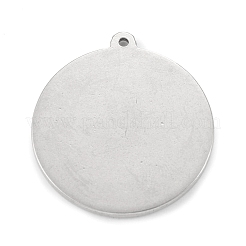 Подвеска-кабошон из нержавеющей стали 304 STAS-F287-44P