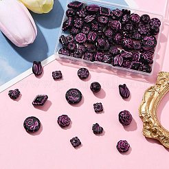 9 стиль непрозрачных акриловых бусин OACR-FS0001-51