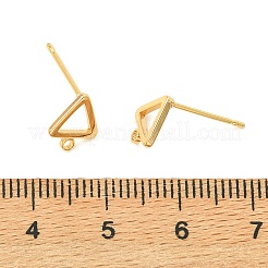 Componenti per orecchini a perno in ottone Shegrace&nbsp;XGRQ6H484-898G