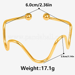 Браслеты-манжеты из нержавеющей стали 304 в европейском и американском стиле&nbsp;DL4487-2