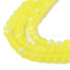 Chapelets de perles en verre transparente  &nbsp;EGLA-A044-T6mm-MB29