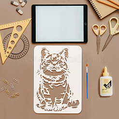 Stencil per pittura da disegno per animali domestici&nbsp;DIY-WH0693-032