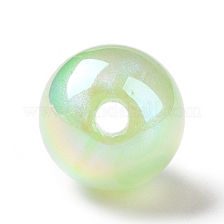 УФ-покрытие радужными переливающимися акриловыми бусинами&nbsp;OACR-C010-05A