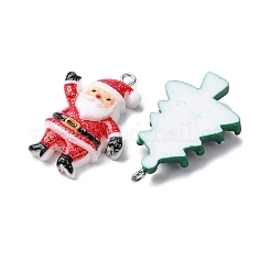 Рождественские подвески из непрозрачной смолы&nbsp;RESI-K049-01A