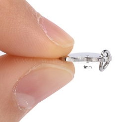 Антикоррозийные 304 нержавеющая сталь штампованные пустые бирки брелоки STAS-I311-19P