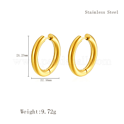 Elegante Creolen aus 304 Edelstahl&nbsp;HD2575-1