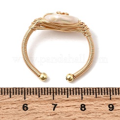 Offene Manschettenringe aus Messing&nbsp;RJEW-D344-03G