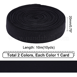 2карта 2-х цветный плоский эластичный полиэстеровый шнур/лента&nbsp;OCOR-PH0001-59