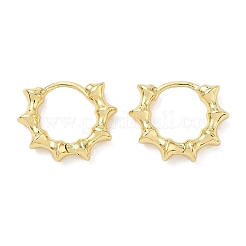 Латунные серьги обруча EJEW-F383-05G