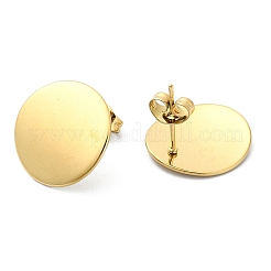 Серьги-гвоздики из нержавеющей стали 201 с ионным покрытием (IP)&nbsp;EJEW-K270-06B-G