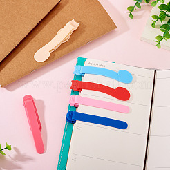 6шт. 6 вида пластиковых закладок-зажимов AJEW-TA0002-02