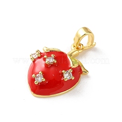 Латунные микро проложить кубического циркония подвески&nbsp;KK-P320-07B-G