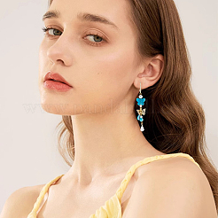 32 шт латунные серьги крючки KK-SC0006-57G