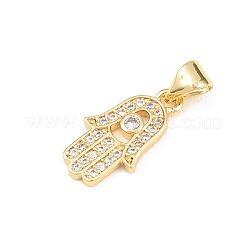 Латунные микро проложить кубического циркония подвески&nbsp;KK-C162-027G