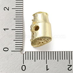 Perline in zirconi neri con micro pavè di ottone&nbsp;ZIRC-P119-02G-02