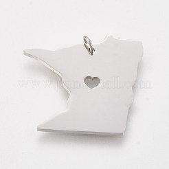 Подвески из нержавеющей стали 201&nbsp;LS-STAS-T038-65