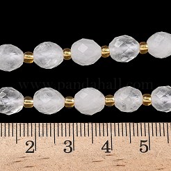 Природных кристаллов кварца бисер нитей G-F809-A01-01B