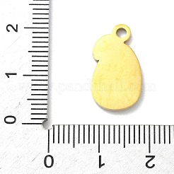 Подвески с фруктовой эмалью из нержавеющей стали 304&nbsp;LS-STAS-G362-04G-04