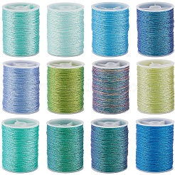 12 рулон полиэфирной швейной нитки 12 цветов.&nbsp;OCOR-CY0002-02D