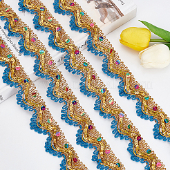 Ruban de paillettes en polyester&nbsp;OCOR-WH0068-36B