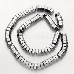 Гальванизировать немагнитных синтетический гематит нитей бисера G-F300-15-01