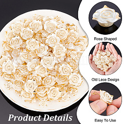 160 шт. 2 стиля бусины из АБС-пластика с имитацией жемчуга KY-AR0001-14