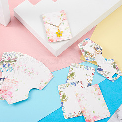 500 шт. 5 бумажные карточки для демонстрации ожерелий DIY-YS0001-27