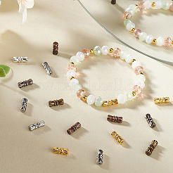 90 шт. 6-х цветные латунные винтовые застежки-колонны FIND-PH0021-83