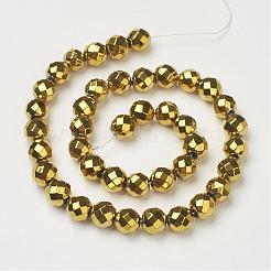 Non magnetici perle ematite sintetico fili&nbsp;G-G092-10mm-1