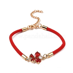 12 pz 12 colori braccialetti in poliestere&nbsp;BJEW-P340-12D-G