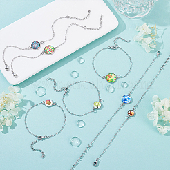 Наборы для изготовления браслетов из нержавеющей стали 304 BJEW-GA00004