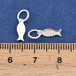 925 подвеска в виде рыбки из стерлингового серебра&nbsp;STER-A049-01A-S