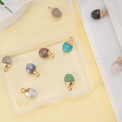 10 шт. 10 стиля подвески из натуральных драгоценных камней&nbsp;G-LS0002-15